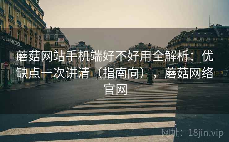 蘑菇网站手机端好不好用全解析：优缺点一次讲清（指南向），蘑菇网络官网