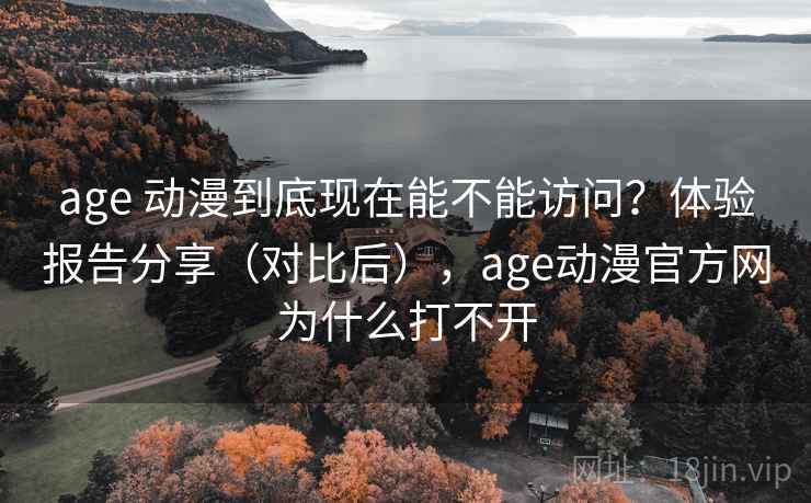 age 动漫到底现在能不能访问？体验报告分享（对比后），age动漫官方网为什么打不开