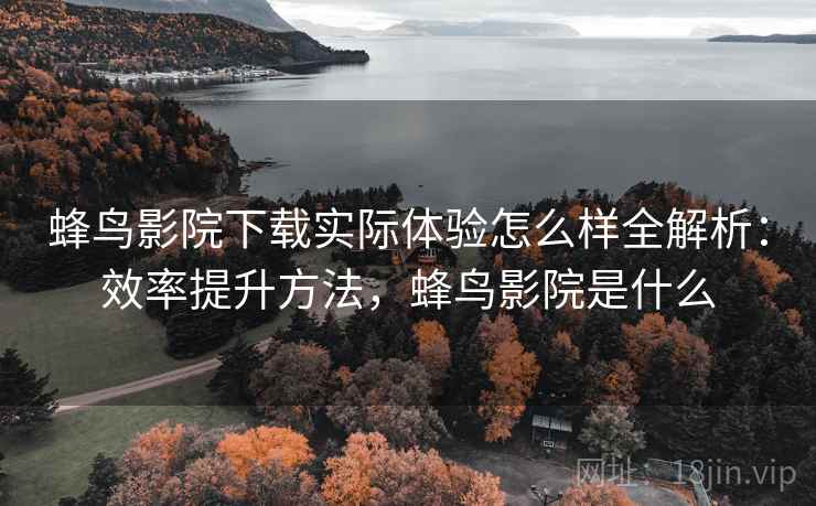 蜂鸟影院下载实际体验怎么样全解析：效率提升方法，蜂鸟影院是什么